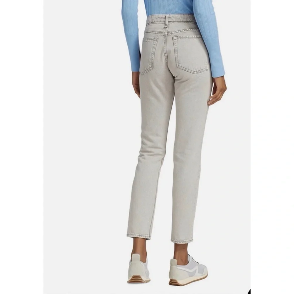 Rag & Bone Dre low rise slim boyfriend jeans in dust gray size 26